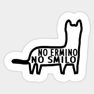 Ermine group ferret women girls design Sticker